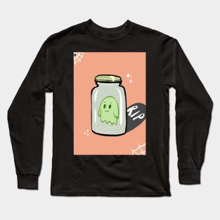 Cute Ghost Long Sleeve T-Shirt